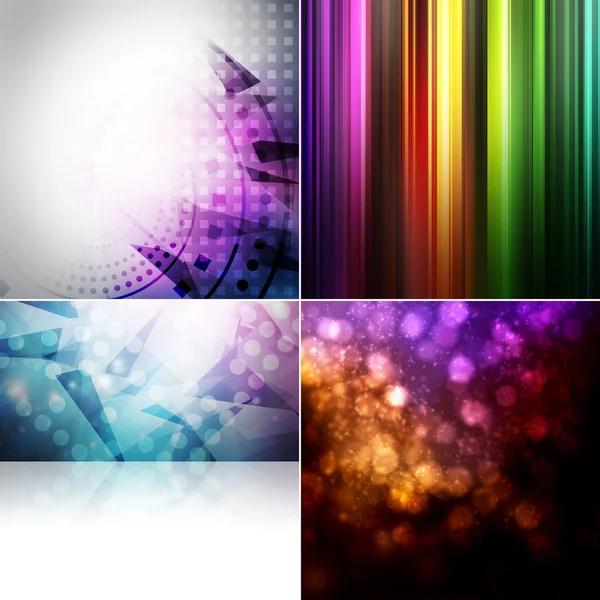 Grunge background set — Stock Photo, Image