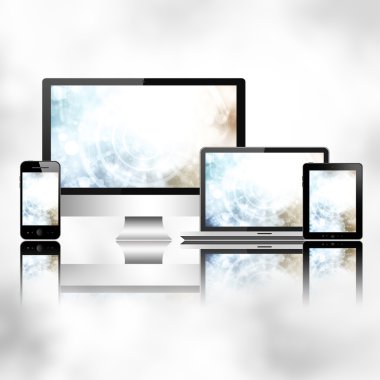 Notebook, cep telefonu, tablet pc ve bilgisayar