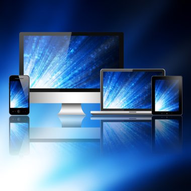Notebook, cep telefonu, tablet pc ve bilgisayar