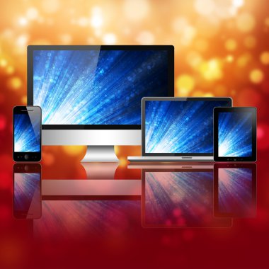 Notebook, cep telefonu, tablet pc ve bilgisayar
