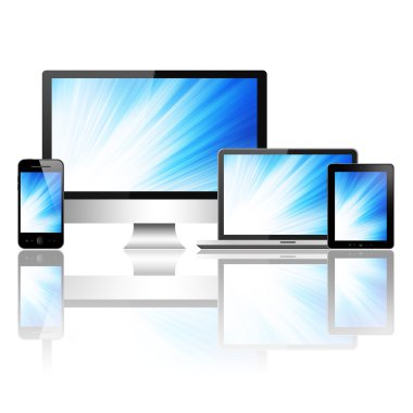 Notebook, cep telefonu, tablet pc ve bilgisayar