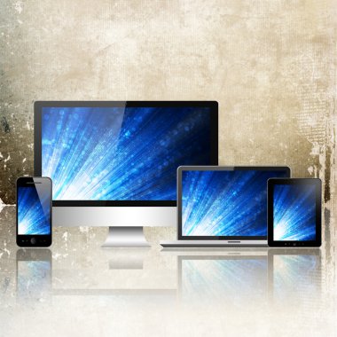 Notebook, cep telefonu, tablet pc ve bilgisayar