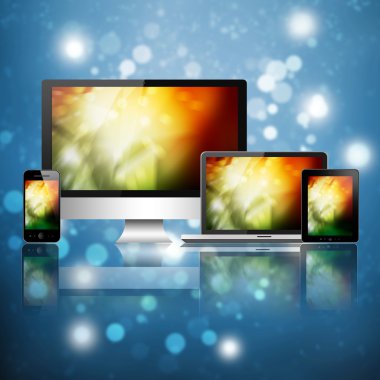 Notebook, cep telefonu, tablet pc ve bilgisayar
