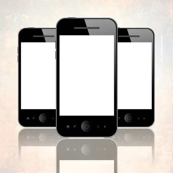 Telefoni su grigio — Foto Stock