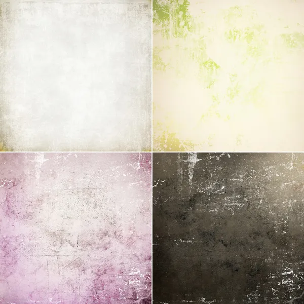 Set of grunge wall — Stock Photo, Image