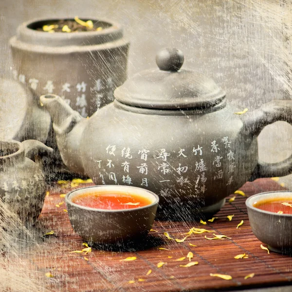 Tea on table — Stock Photo, Image