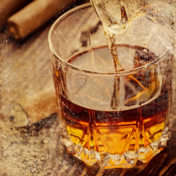 Vintage cognac — Stock Photo, Image