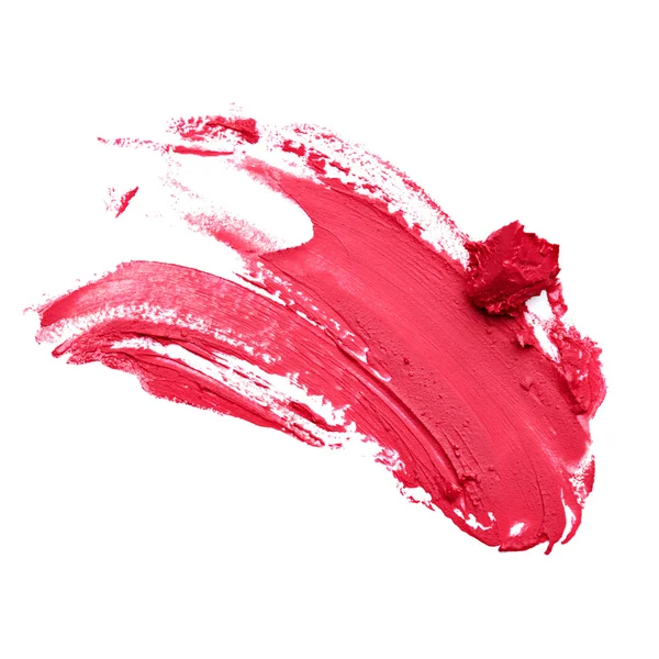 Rozmazany czerwona szminka — Zdjęcie stockowe