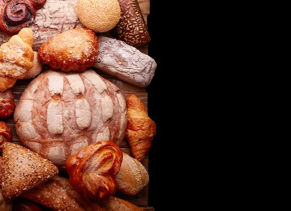 Хліб і булочки — стокове фото