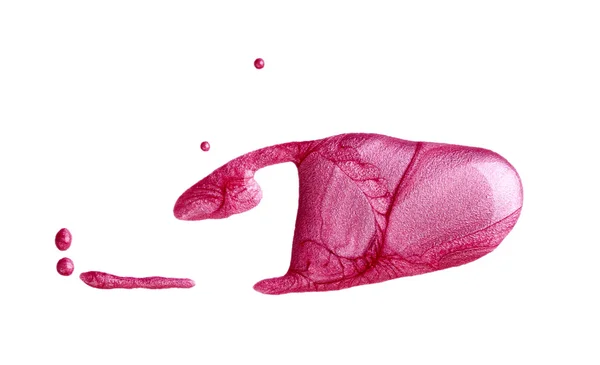 Blots of pink nail polish — Stock Photo, Image