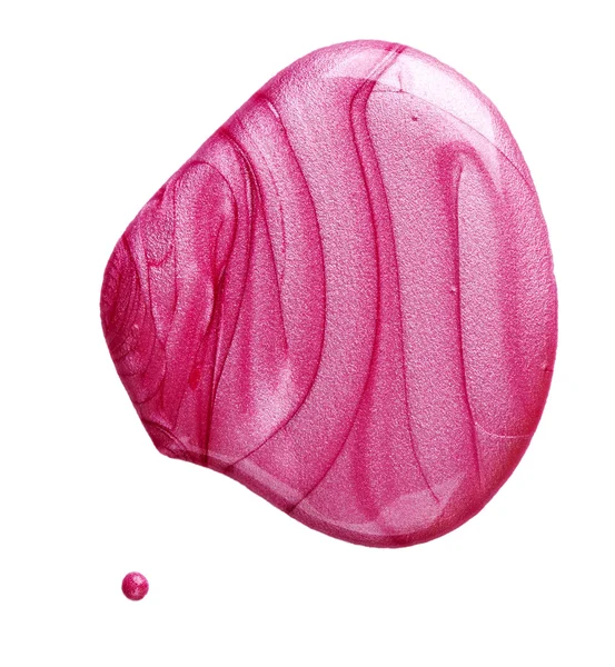 Blots of pink nail polish — Stock Photo, Image