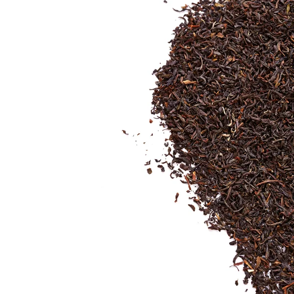 Hojas de té negro — Foto de Stock