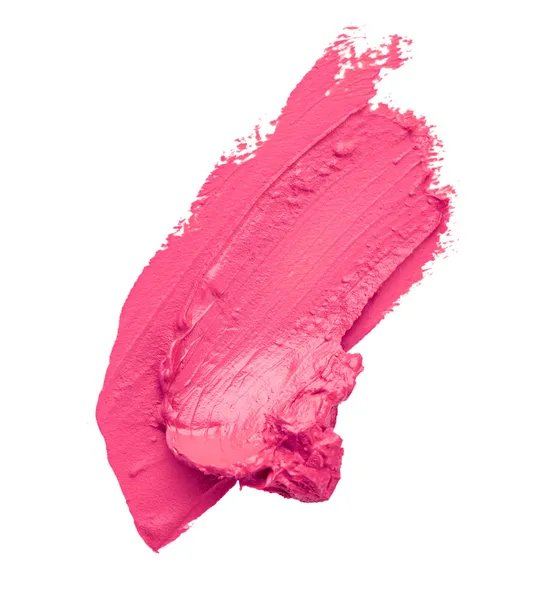 Vlekkerig roze lippenstift — Stockfoto