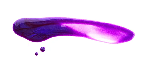 Esmalte de uñas púrpura — Foto de Stock