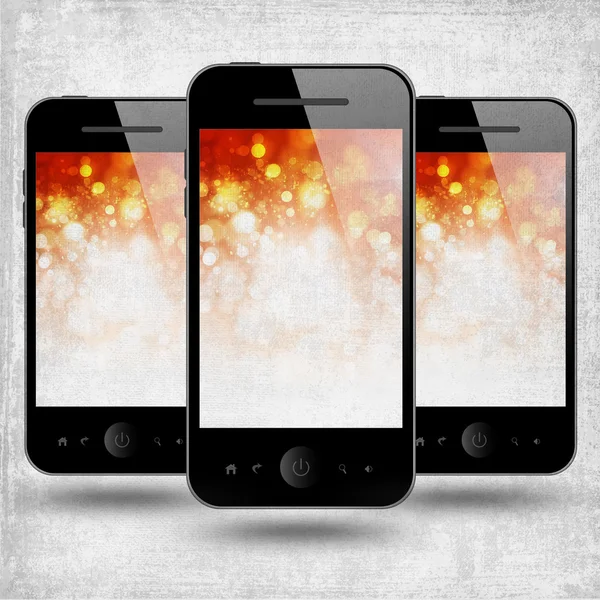Мобильные телефоны — стоковое фото
