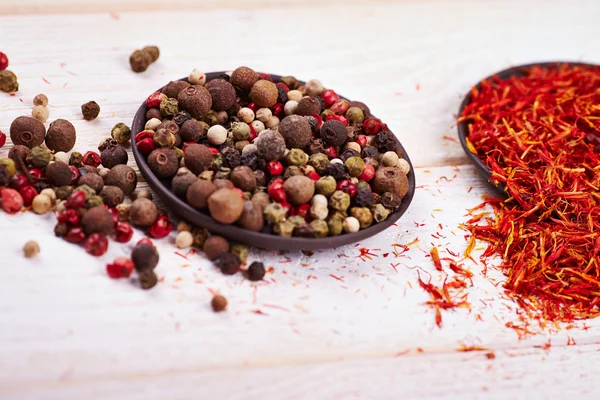 Spices in bowls — Stock Photo, Image