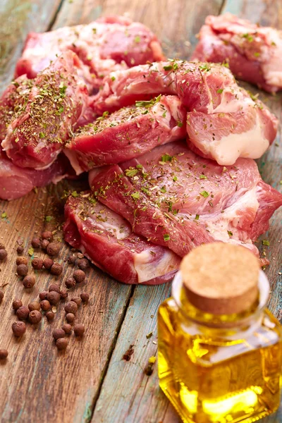 Filetes crudos — Foto de Stock