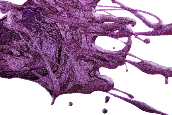 Blot of purple nail polish — Stock Photo, Image