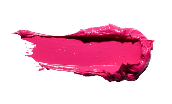 Lipstick Smear Isolated White Background — Stock Photo, Image