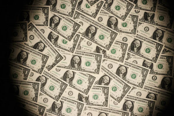 Dólares Notas Textura Abstracta Fondo — Foto de Stock