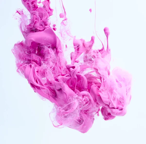 Αφηρημένη Έκρηξη Ροζ Χρώμα Splash Φόντο Ανάμεικτο Μελάνι Νερό — Φωτογραφία Αρχείου