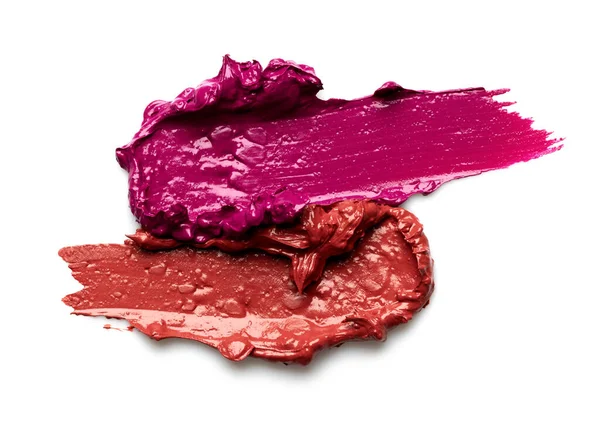 Lipstick Smears Isolated White Background — Stock Photo, Image
