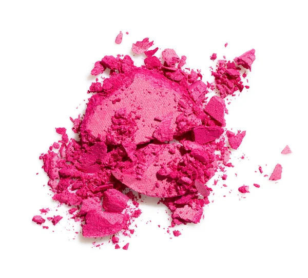 Pink Crushed Eyeshadow Isolated White Background — Stock Photo, Image