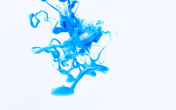 Tinta Mista Fundo Abstrato Dinâmico Com Respingo Tinta Acrílica Água — Fotografia de Stock