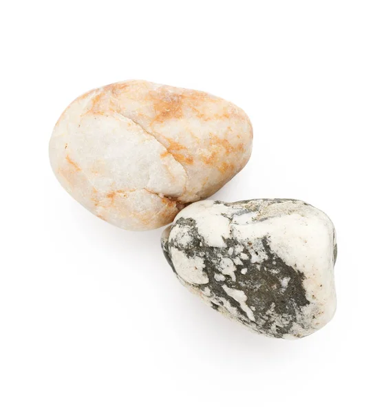 Kamień Izolowany Białym Tle — Zdjęcie stockowe