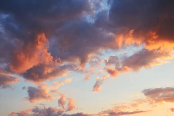 Mooie Achtergrond Van Zonsondergang Hemel — Stockfoto