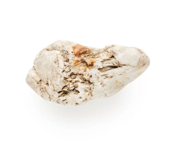 Arranjo Pedras Para Spa Isolado Fundo Branco — Fotografia de Stock
