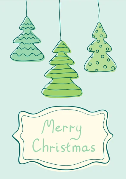 Illustrazione Albero di Natale — Vettoriale Stock