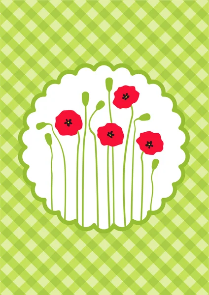 Amapolas — Vector de stock