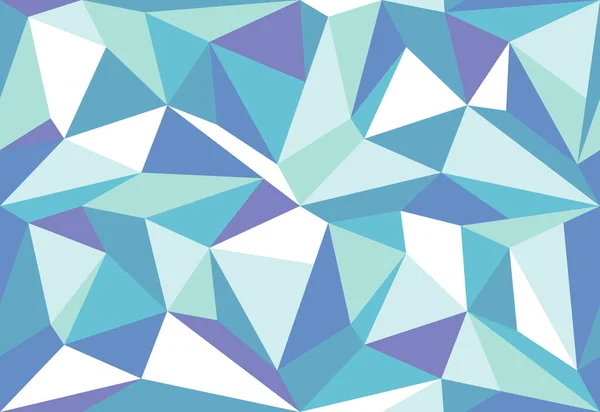 ベクトル幾何学多角形パターン カラフルな多角形を持つ現代のベクトルパターン ポリゴンの質感 氷の背景 — ストックベクタ