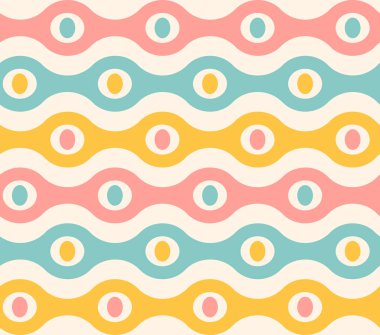 Vektör vintage dikişsiz soyut desen. Tatiller için vektör deseni eski moda. Retro soyut dokusu.