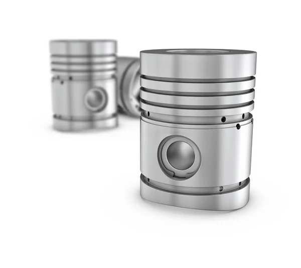 Piston isolated on a white background — Stock Photo, Image