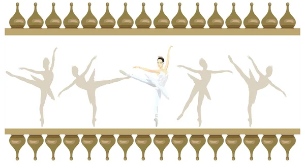 Ballerina — Stock Vector