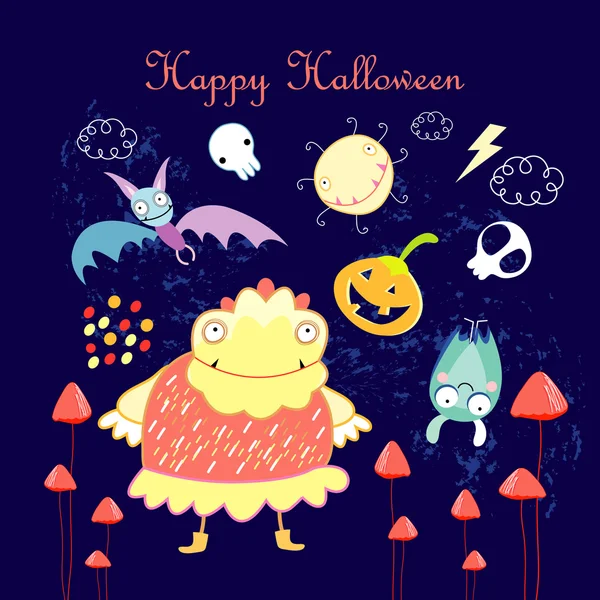 Halloween Characters — Stock Vector