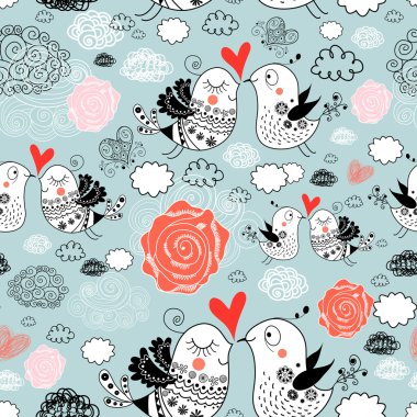 Aşk kuşları dokusuna