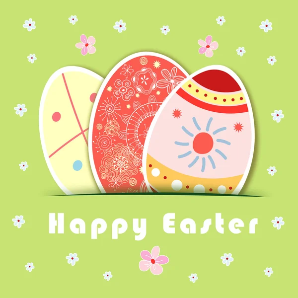 Easter eggs — Stock Vector