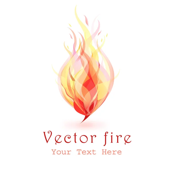 Flames of fire — Stock Vector