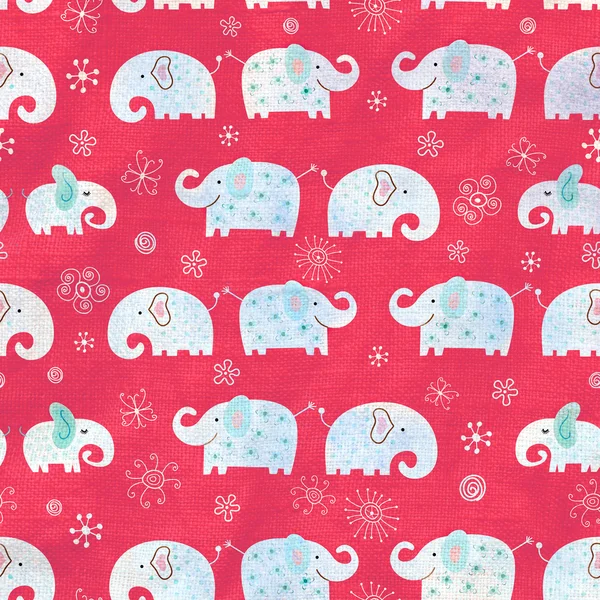 Textura de pequenos elefantes — Fotografia de Stock
