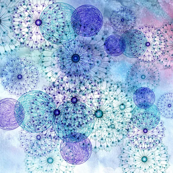 background with dandelion