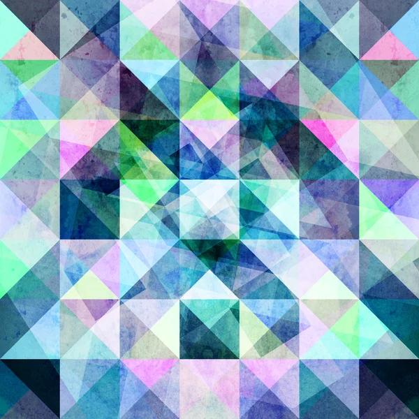 Цікава текстура кольорових трикутників — стокове фото