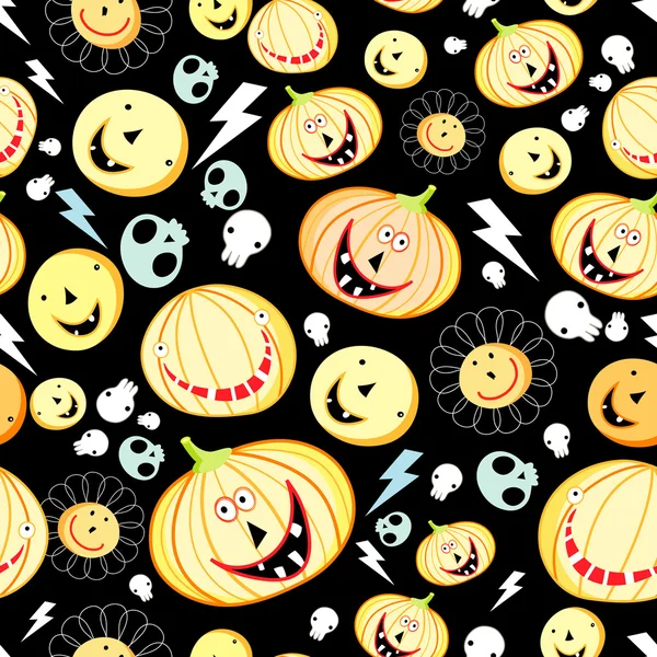 Texture de citrouilles pour Halloween — Image vectorielle