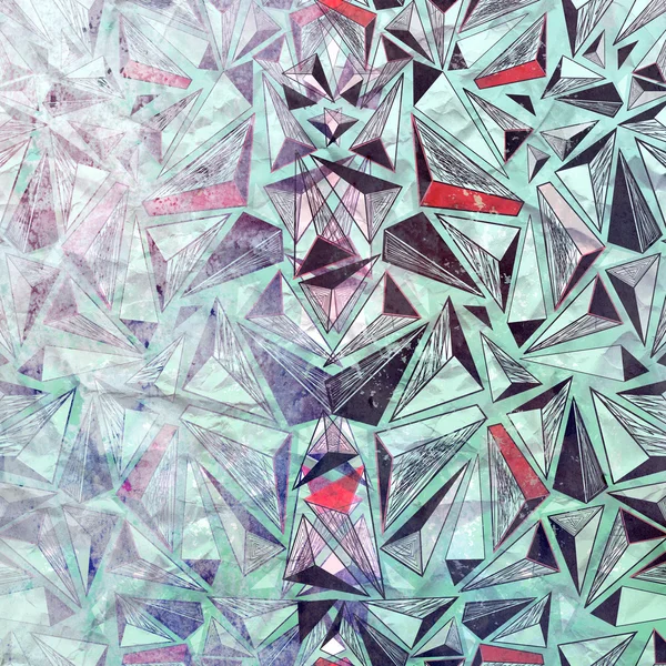 Triangles de texture abstraite — Photo