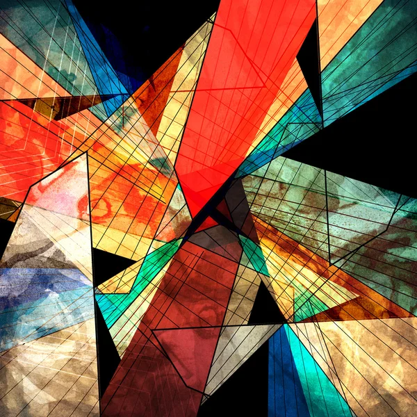 Abstract geometrisch patroon — Stockfoto