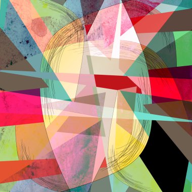 soyut geometrik desen