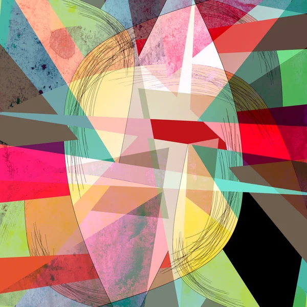 soyut geometrik desen