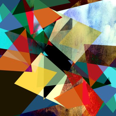 soyut geometrik desen